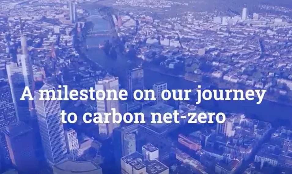 video title: a milestone on our journey to carbon net-zero